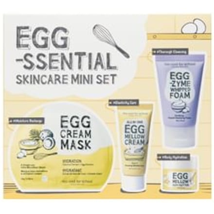 too cool for school - Egg-Ssential Skincare Mini Set 2024 Version - 4 pcs