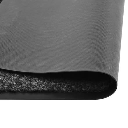 vidaXL - Deurmat - wasbaar - 60x180 - cm - zwart