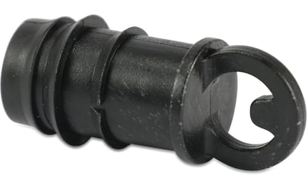 Eindkap voor zweetslang zwart 16 mm 1 stuk Deltafix