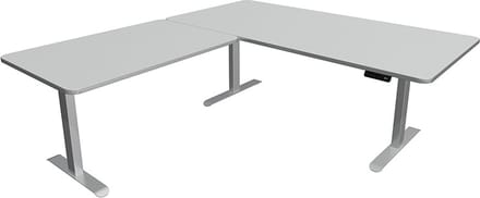 Zit sta hoekbureau Move-3 premium grijs 200x220cm