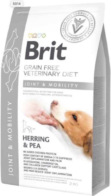 Brit Veterinary Diet Dog - Grain free- Joint & Mobility - 2 kg