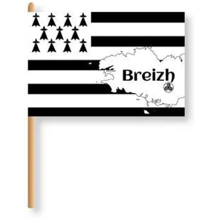 Vlag op stok Icare Distribution Bretagne (x30)