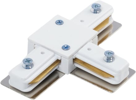 Qub T-koppelstuk - Voor Focus 1-fase railverlichting - Wit