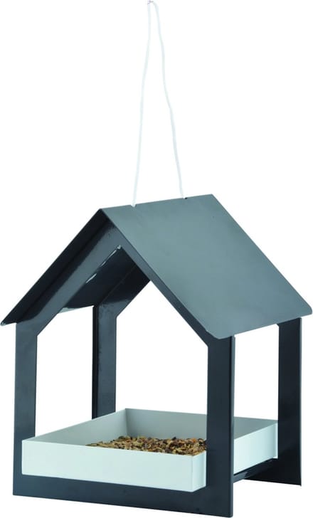 Esschert Design Vogelvoederplek Hangend - Zwart - 19 x 19 x 23 cm
