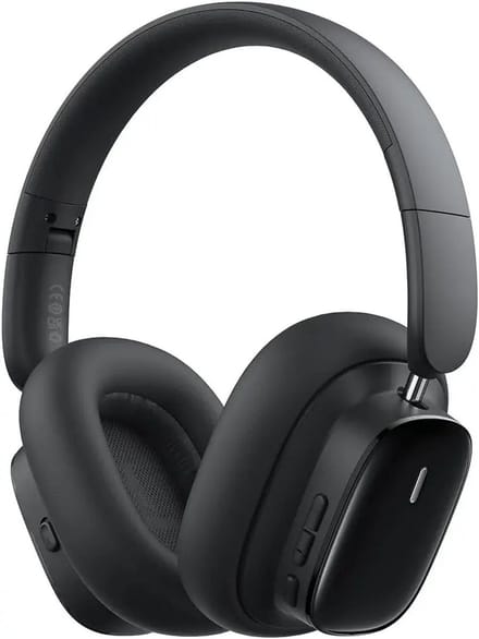 Baseus Bowie H1i bluetooth koptelefoon Noise Cancelling Draadloze Koptelefoon ANC Zwart