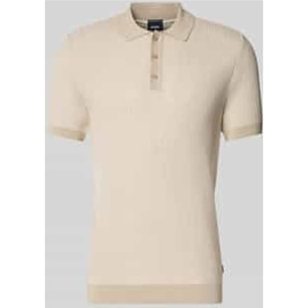 slim fit poloshirt met structuurpatroon model 'Brianoro'