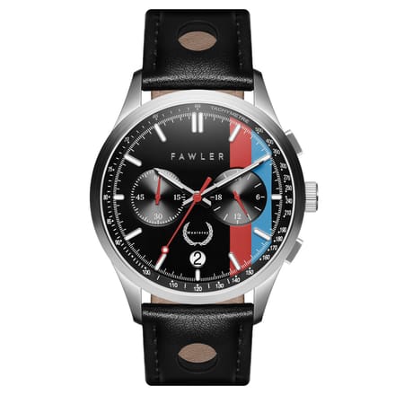 Monterey | Rood en Blauw Racehorloge