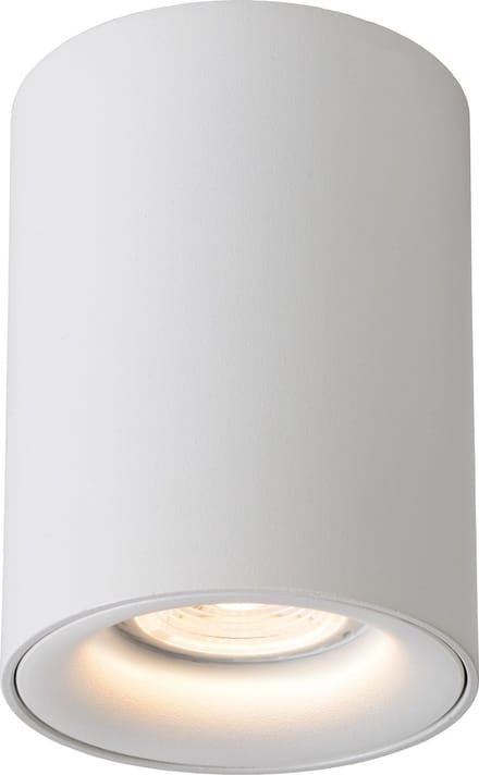 Lucide BENTOO-LED - Plafondspot (Plafondlamp) - Ø 8 cm - LED Dimbaar - GU10 (MR16) - 1x5W 3000K - Wit