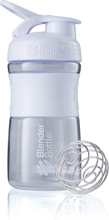 BlenderBottle SportMixer Tritan Grip - Eiwitshaker / Bidon - 590ml - White
