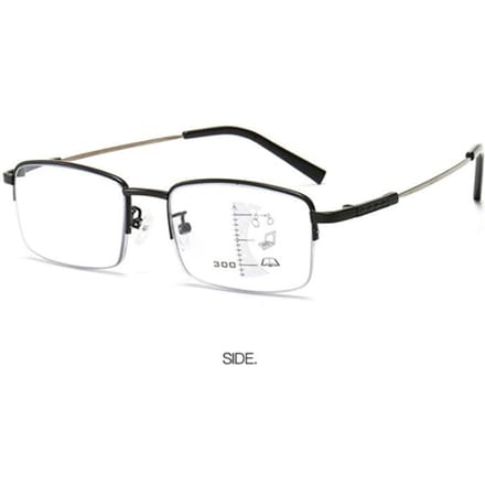Fotochromatische Progressieve Zonnebrillen Multifocus Transitie Leesbrillen +100 gray