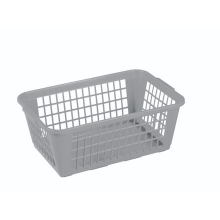Sunware - Basic opbergmandje middel grijs - 30,9 x 20 x 11,8 cm