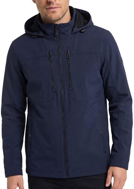 CASA MODA comfort fit tussenjas - blauw - wit