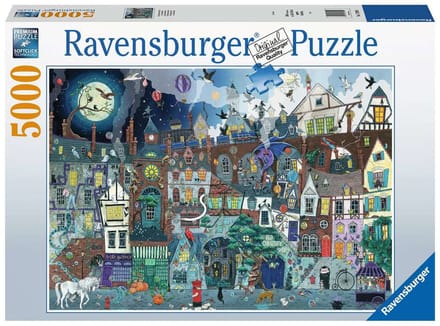 5000 stukjes puzzel la rue fantastique Ravensburger