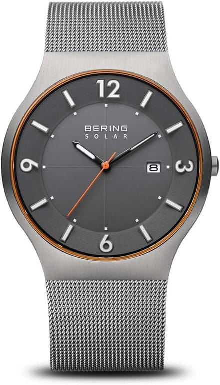 Heren Horloge met Solar Aandrijving en Krasbestendig Saffierglas