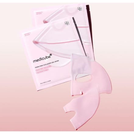 medicube PDRN Roze collageengelmasker (4 vellen / 1 doos) white