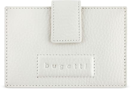 Bugatti Elsa Kredietkaart etui RFID-bescherming Leer 11 cm - 5 Sleuven - weiß