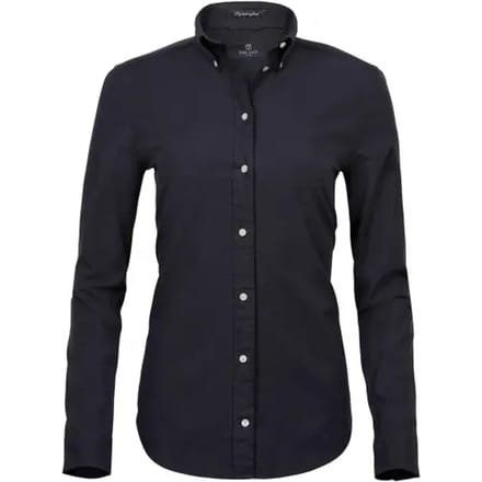 Tee Jays - WomenÂ´s Perfect Oxford Shirt - Black maat S