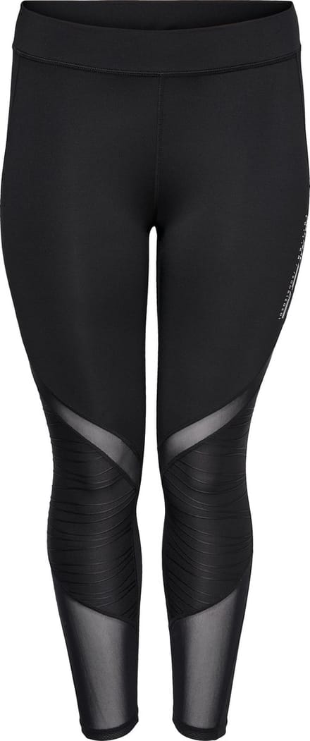 Only Play - ONPALANI 7/8 TRAINING TIGHTS - CURVY - Black_ Print:w, White - Vrouwen - Maat 48/50