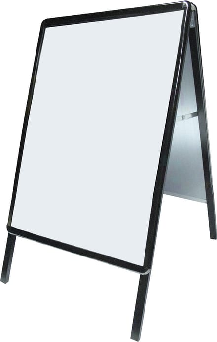 Seco stoepbord - A-frame 32 mm - formaat A1 - zwart - weersbestendig
