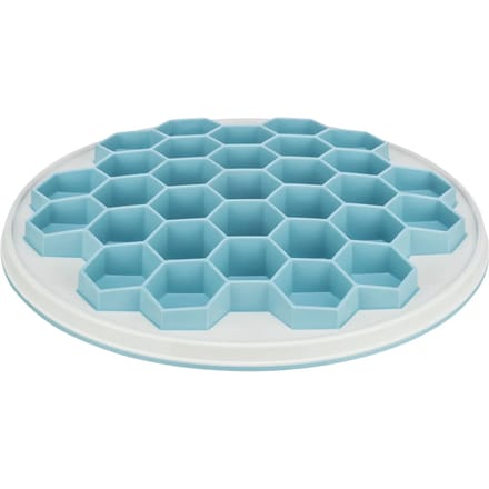 Trixie Slow Feeding Food Plate Hive ø 30 cm. grey/blue