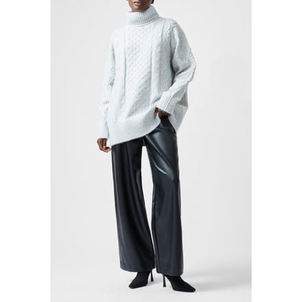 French Connection Cable Ls Jumper W Lgt Grey Mel Taglia: XS | Maglioni a maglia Outlet | Donna | Grigio