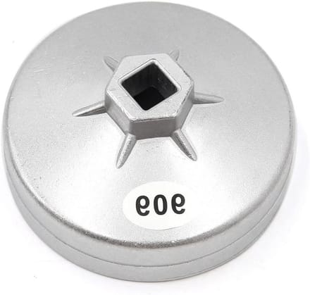 Allecta - 15 Fluit Olie Filter Cap Moersleutel Verwijderen Gereedschap - Auto - 92mm Binnen Dia