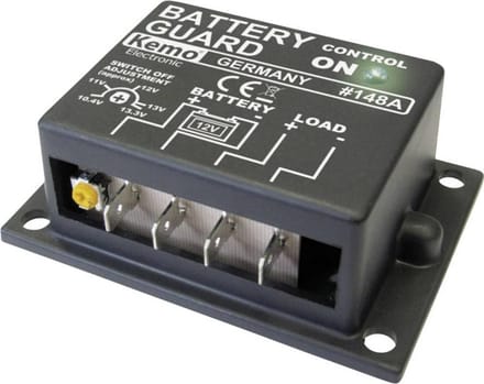 Accu Bewaker - Spanningsbewaker Batterij - Voorkom Diepontlading - Instelbare Uitschakelspanning - 6 x 8.7 x 3.3 cm