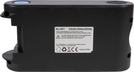 Accu voor Ølven CleanMax Steelstofzuiger - Extra Batterij - 2500 mAh