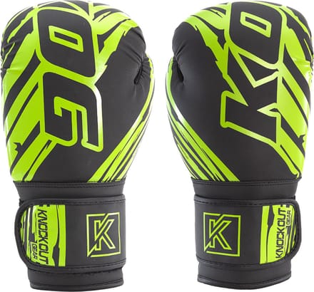 Knockout Gear Bokshandschoenen - Zwart/Groen - 12 oz