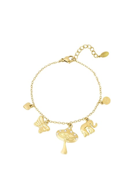 Bedelarmband wild whispers - Verkleurt niet - Goudlief.nl