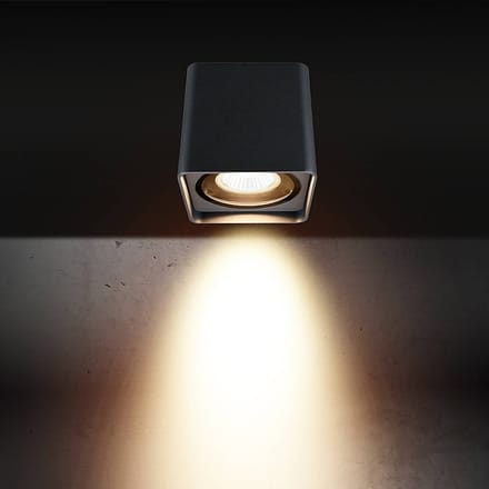 LCD Buiten plafondlamp 5055, grafiet, 10 cm, metaal, IP54, GU10