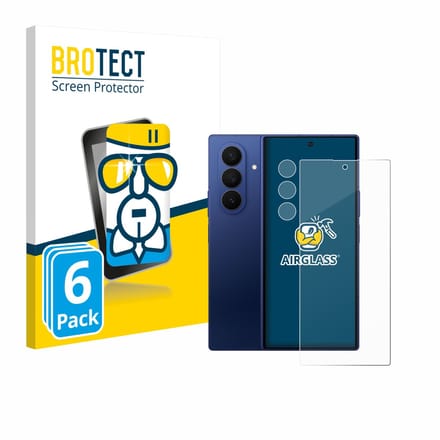 Screenprotector 6 Stuks voor Samsung Galaxy Z Fold 7 (Voor+Camera) Beschermglas transparant