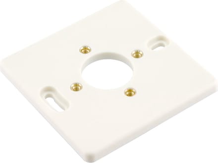 Attema montageplaat enkel met inserts met label wit