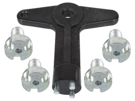 M Modecar - Schroevenset met Sleutel - Opel Modellen - 18 mm - ABS Materialen