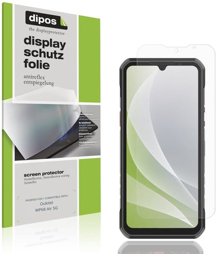 dipos – 4x Matte Beschermfolie geschikt voor Oukitel WP68 Air 5G | Krasbestendige & antireflecterende Screenprotector Ultra-Thin