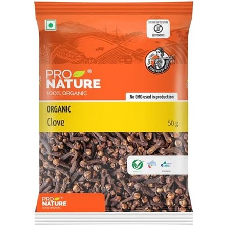 Clou de girofle 100 % biologique Pro Nature, 50 g yellow
