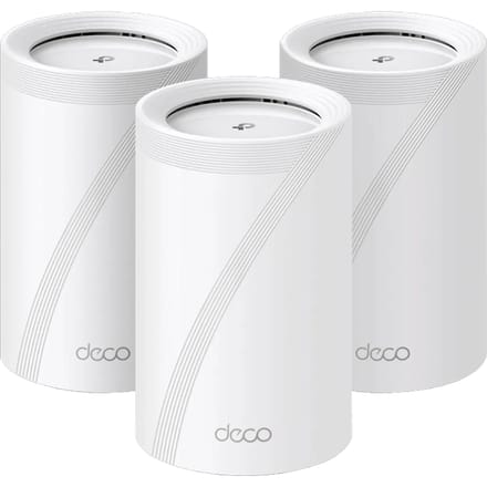 TP-Link Deco BE65 (BE9300) 3-Pack - Mesh router 802.11a/b/g/n/ac/ax/be (Wi-Fi 7)