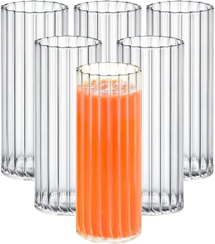 Wilmax Glas 350 ml Borosilicaatglas 6-delige set WL-888626/A6