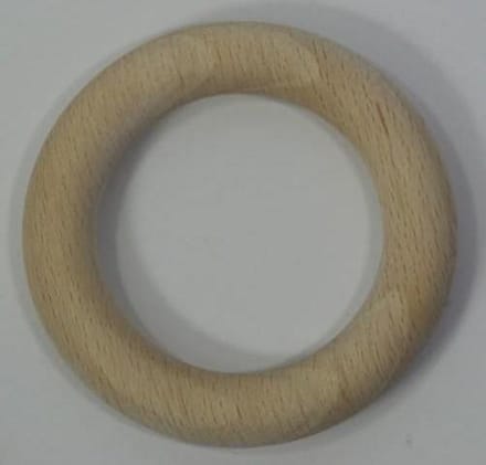 Houten ring beuken blank 70x12 Millimeter  25 stuks