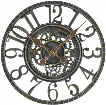 Newby Mechanical Klok - 30cm - Industrieel - Binnen & Buiten