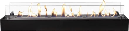 Xaralyn Bio-ethanol haard - bio-ethanol brander XL - zwart - 3,5 KW verwarming - bio-ethanol inbouwhaard - echte vlammen