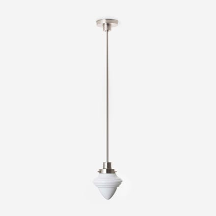 Hanglamp Acorn Small 20's Matnikkel - Art Deco Trade
