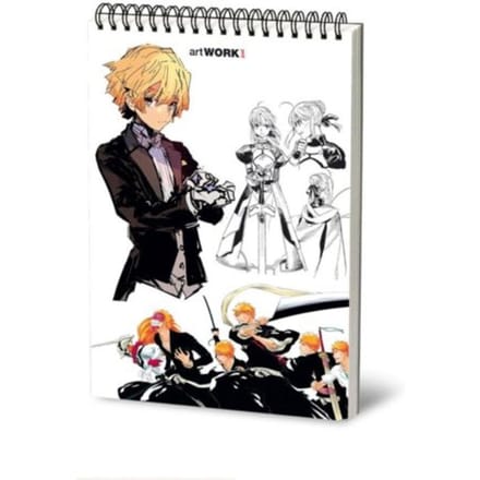 Artwork schetsboek manga, 24 x 33 cm, wit