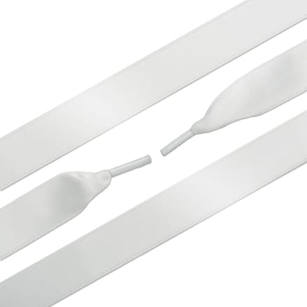 Ringpoint - Schoenveters - satijn - Dreamly White - wit - Veterlengte 120 cm