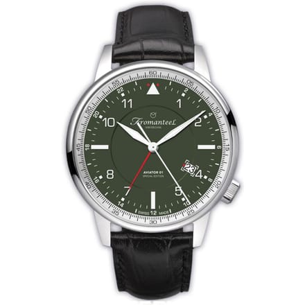 Fromanteel Aviator 01 - GMT Swiss Made - Laatste voorraad!