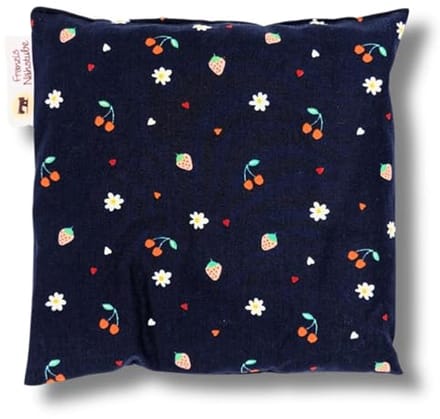 Druivenpitkussen 20x20 cm voor Warmte- en Koudetherapie in Katoen