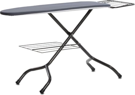 Strijkplankovertrek - Strijkhoes - Strijken - Dikte bekleding - 128x44 cm - Grijs