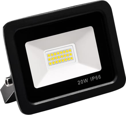 LED Breedstraler 2 stuks 20W 3000K Warm wit IP66 2000 lumen Kantelbaar