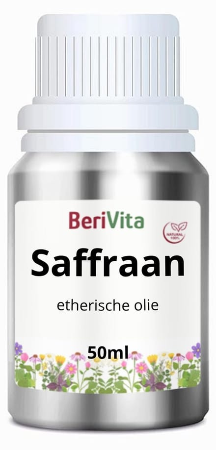 Saffraanolie 50ml - Pure Etherische Olie van Saffraan Bloemen - Safraan, Saffron, Crocus sativus Oil
