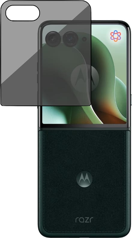 TechNow Privé Screenprotector geschikt voor Motorola Razr 60 Ultra Screenprotector - Privacy Beschermglas - Rounded - Privacy Proteqt+